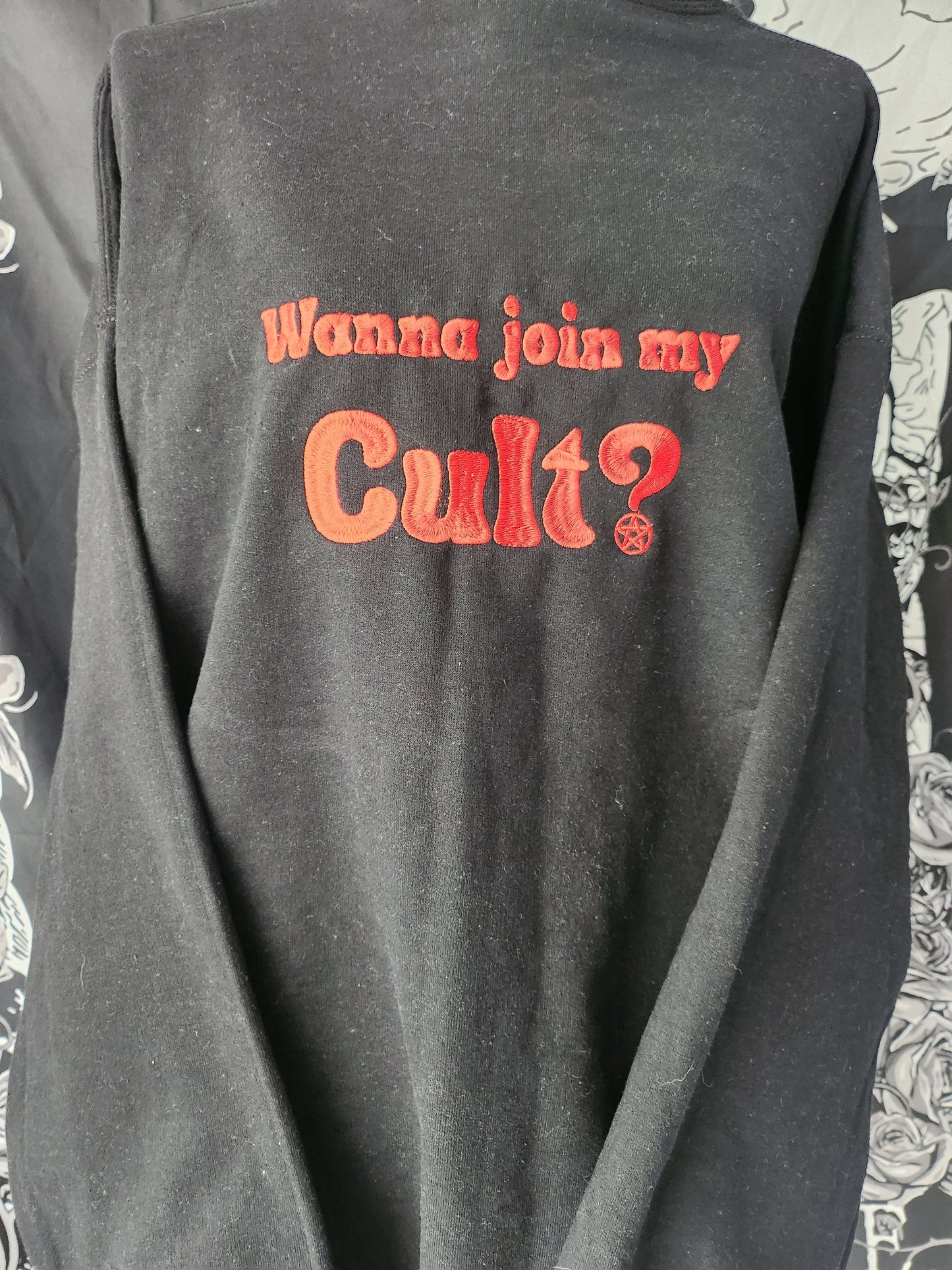 Wanna Join My Cult Zip Up Hoodie