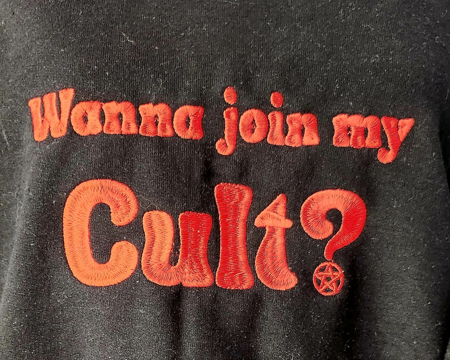 Wanna Join My Cult Zip Up Hoodie