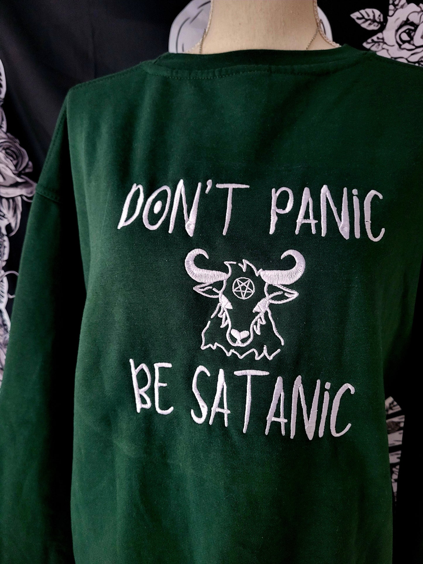Don't Panic Be Satanic Hoodie
