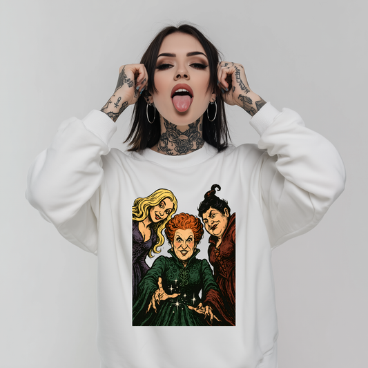 The 3 Witches Printed Sweatshirt