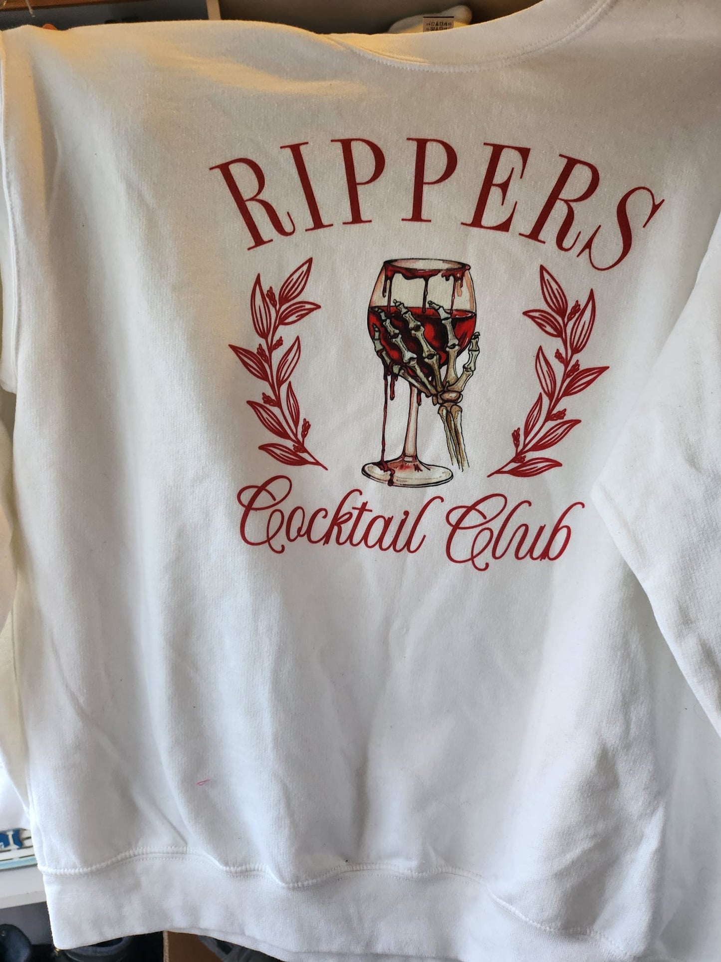 Sweatshirt mit Ripper-Print