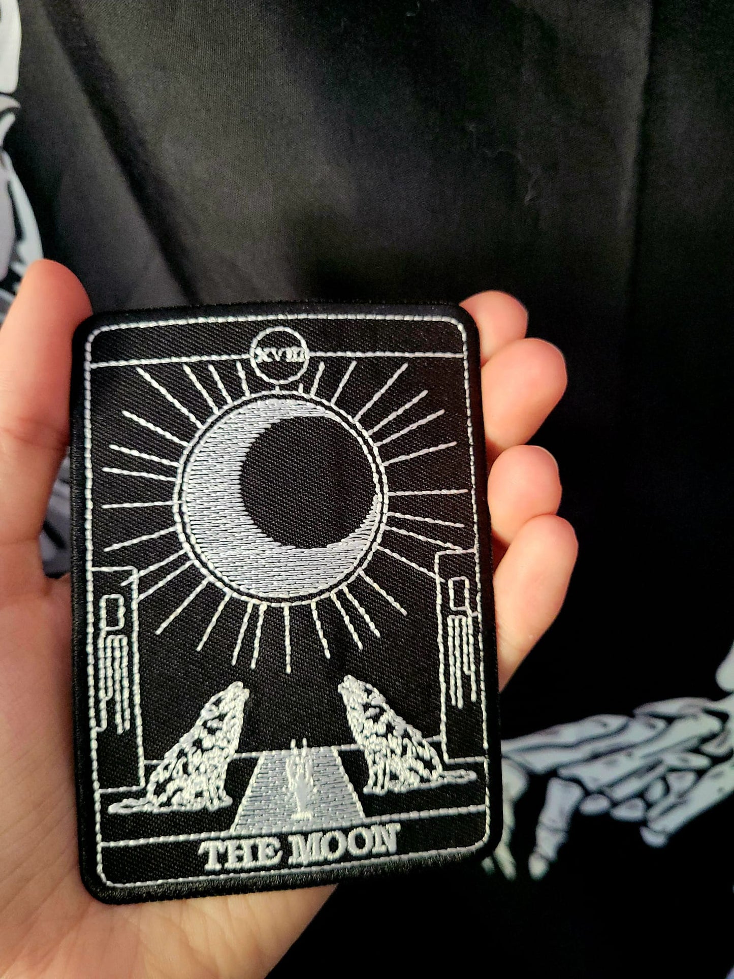 Der Mond-Tarotkarten-Aufnäher