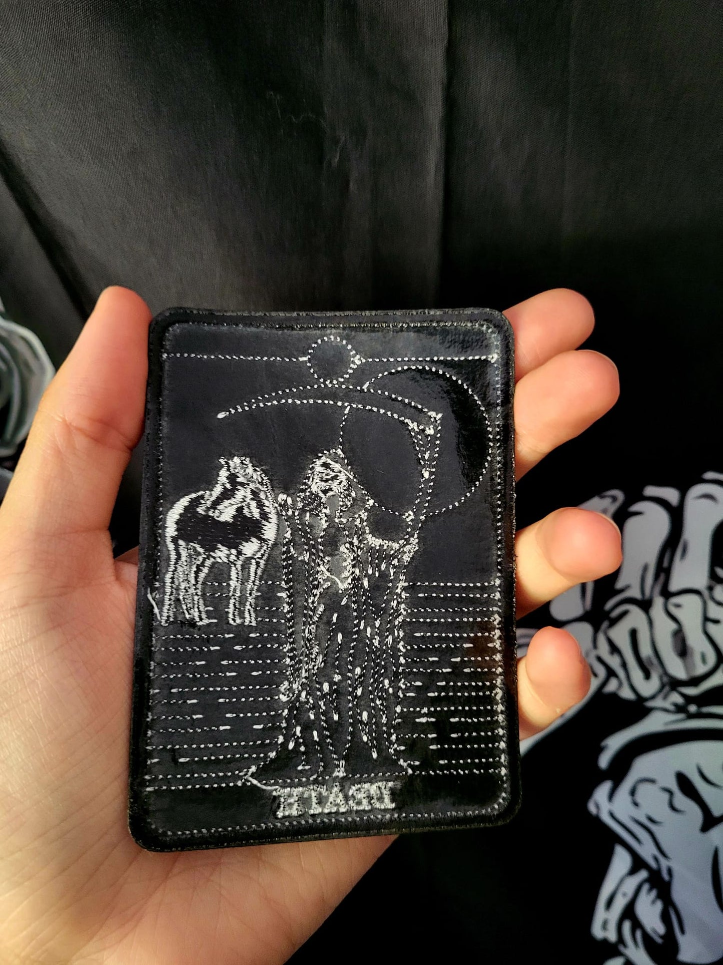 Death Tarot Card Patch