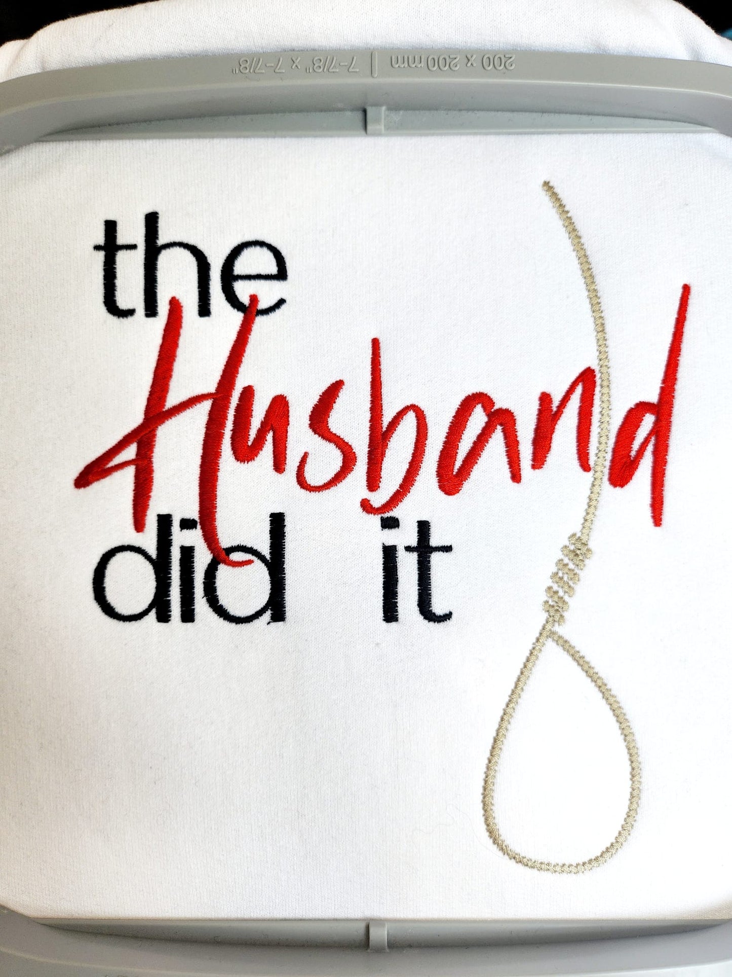 The Husband Did It Zip Up Hoodie