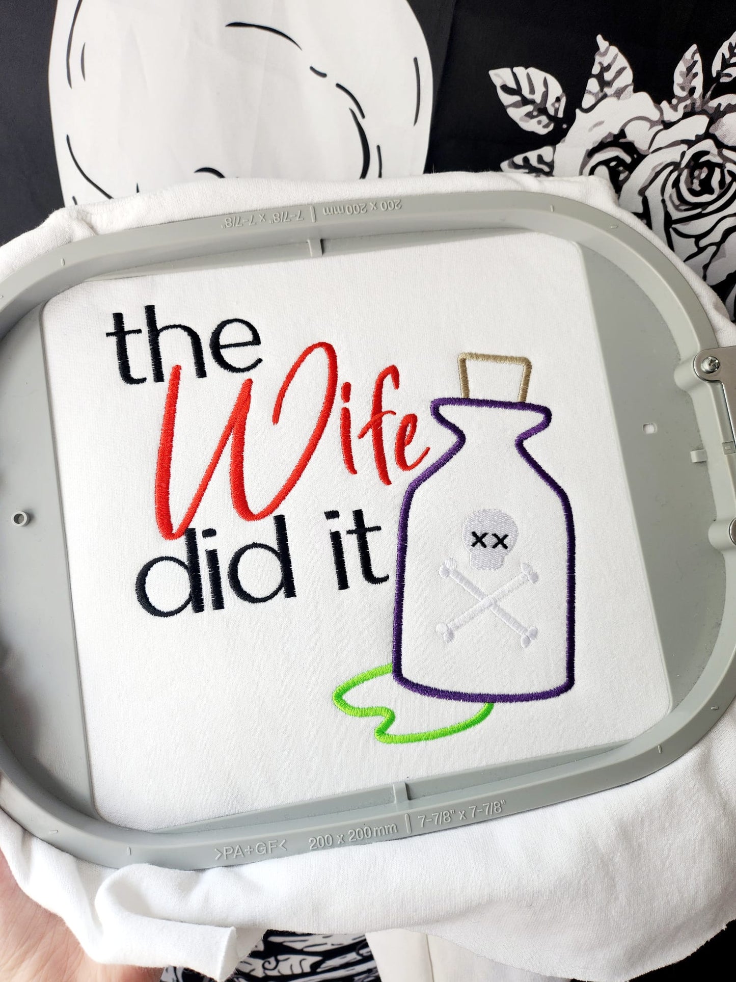 The Wife Did It Zip Up Hoodie