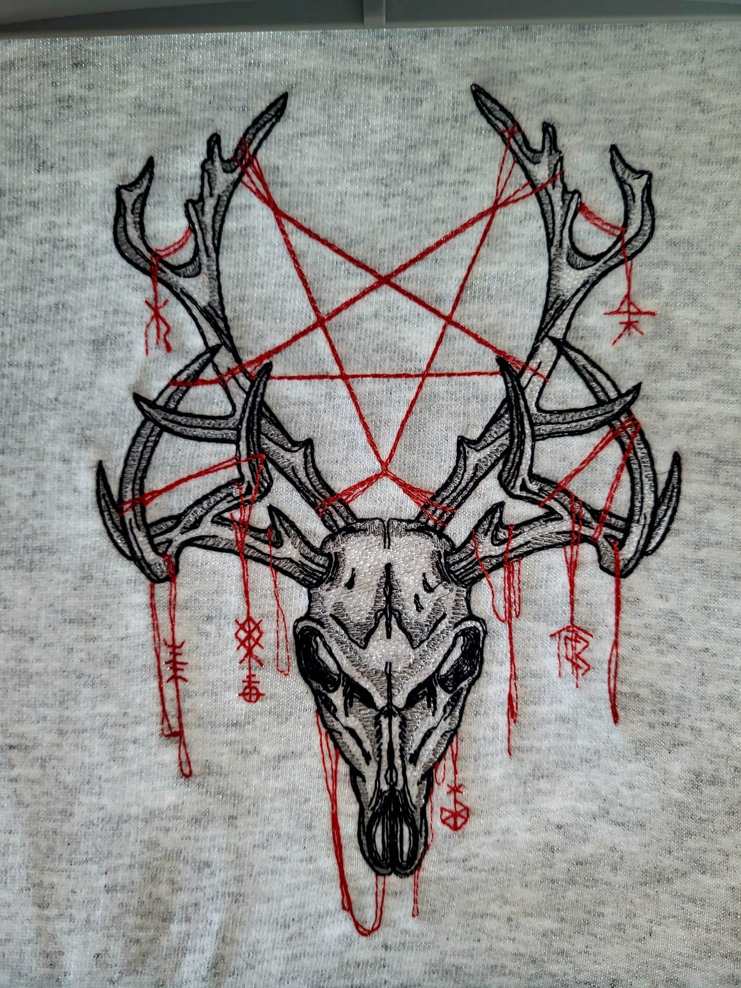 Sigil Deer Zip Up Hoodie