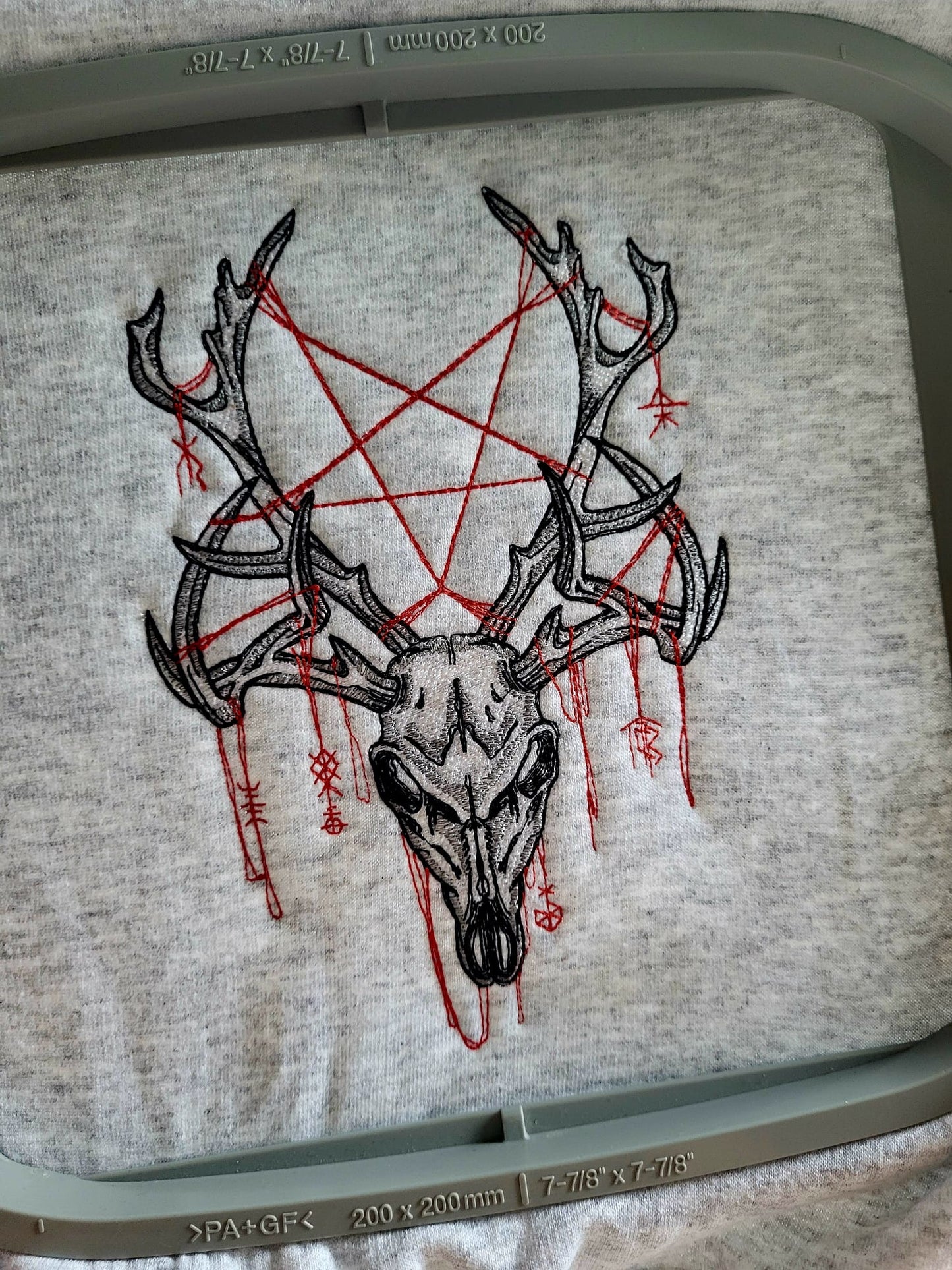 Sigil Deer Zip Up Hoodie