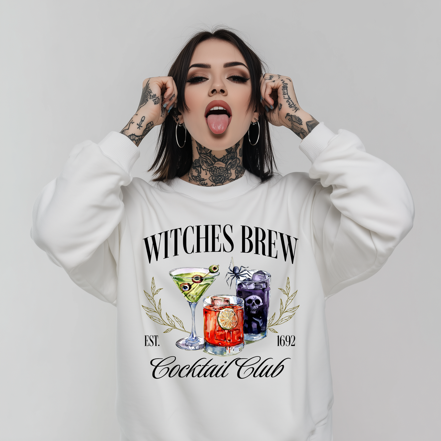 Witches Brew Printed Sweatshirt