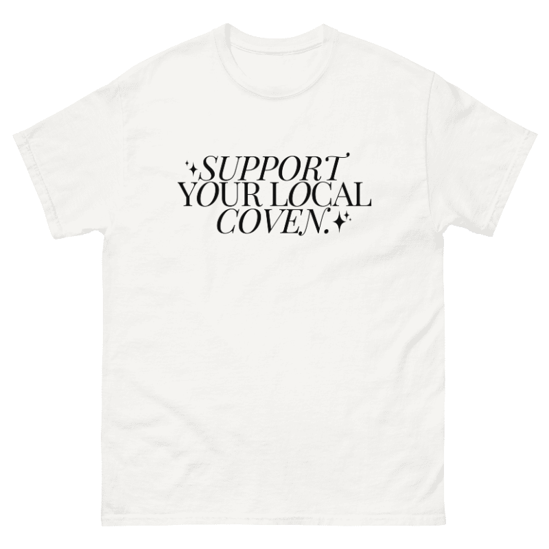 T-Shirt mit Aufdruck „Salem's Cat Sanctuary“