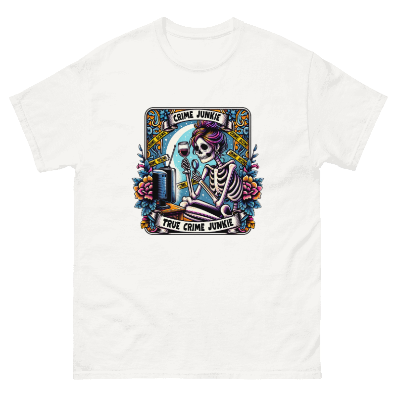 Crime Junkie Printed Tee