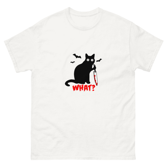 Black Cat Printed Tee