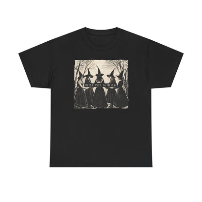 T-Shirt mit „Girls Will Be Girls“-Print 
