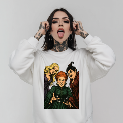 The 3 Witches Printed Sweatshirt