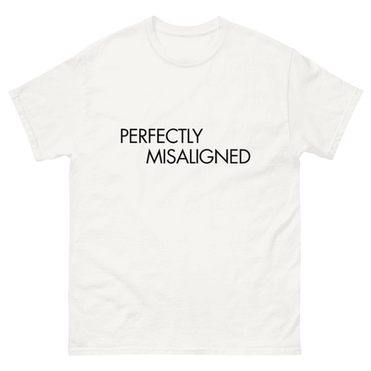 Perfectly Misaligned Printed Tee