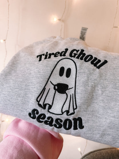 Tired Ghoul Season Crewneck Sweatshirt