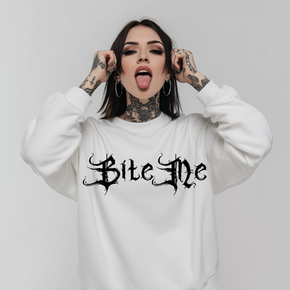 Bite Me Printed Sweatshirt