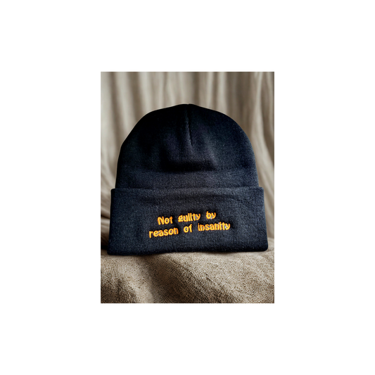 Insanity Embroidered Beanie