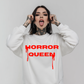 Horror Queen Printed Sweatshirt