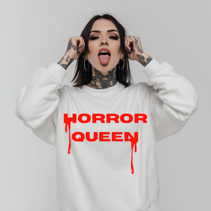 Horror Queen Printed Sweatshirt
