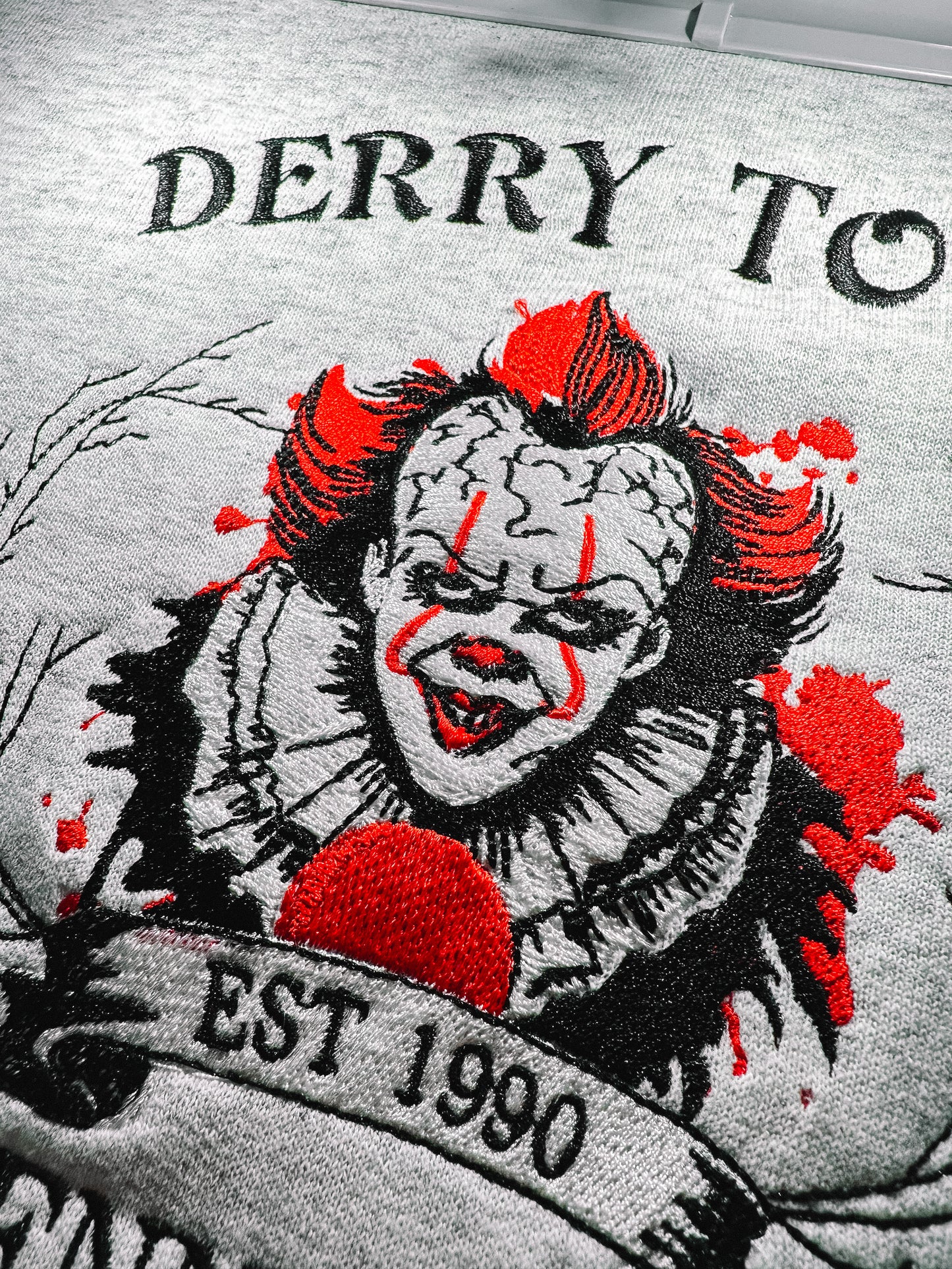 Pennywise embroidered sweatshirt