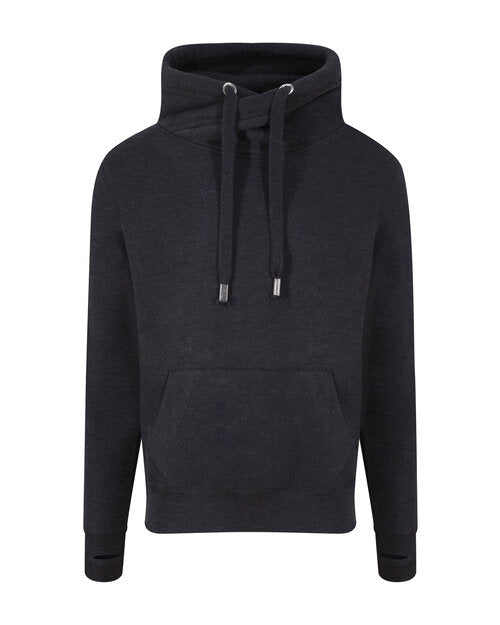 Cross Neck Hoodie