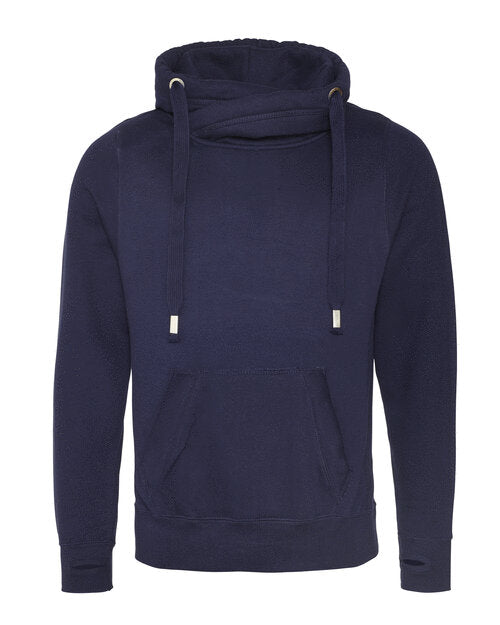 Cross Neck Hoodie