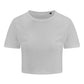 Feed Me Pizza Women's Embroidered Cropped Tee
