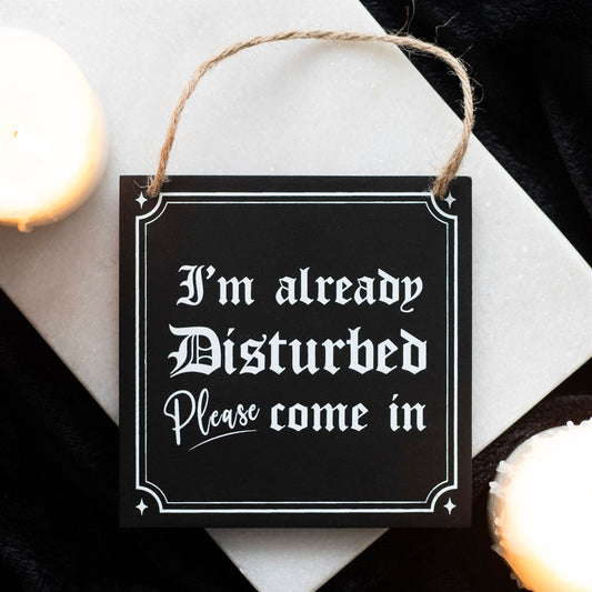 Hängeschild „Ich bin schon gestört“