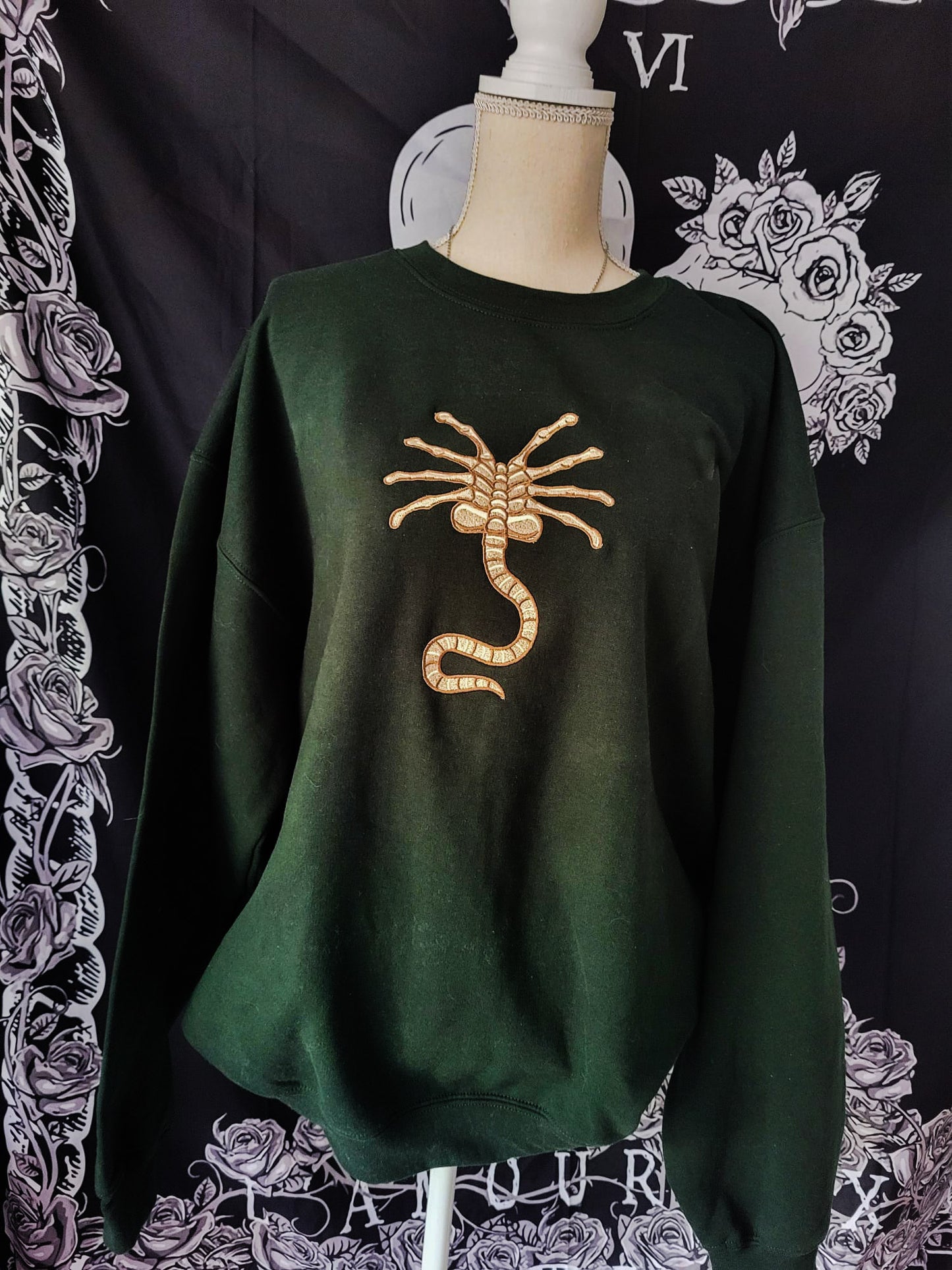 Facehugger Zip Up Hoodie
