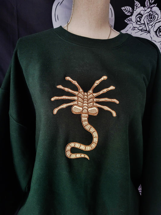 Facehugger Zip Up Hoodie