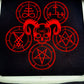 Devil Sigil Zip Up Hoodie