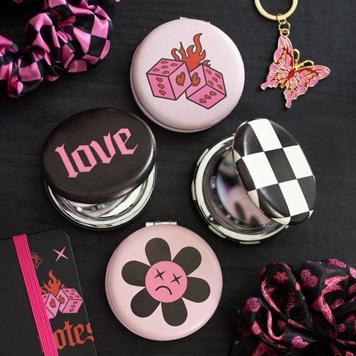 Rebel Romance Compact Mirrors