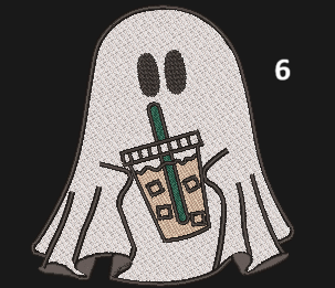 Ghost With A Coffee Sweatshirt