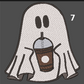 Ghost With A Coffee Hoodie