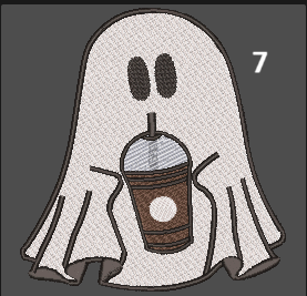 Ghost With A Coffee Sweatshirt