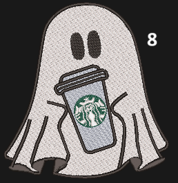 Ghost With A Coffee Sweatshirt