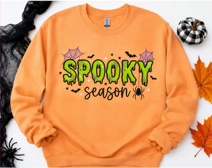 Spooky Season Glitter Embroidered