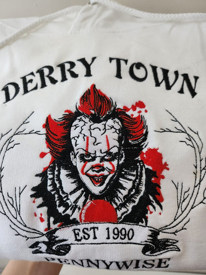 Kapuzenpullover mit Pennywise-Stickerei