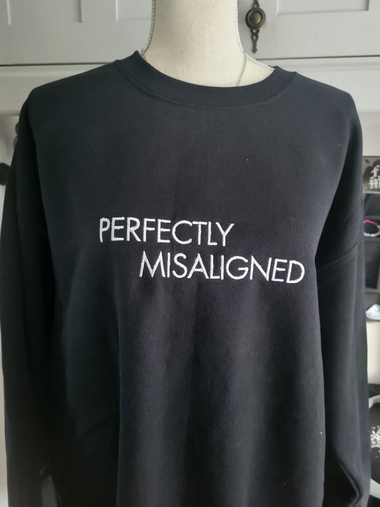 Thread Damaged Perfectly Misaligned Sweatshirt