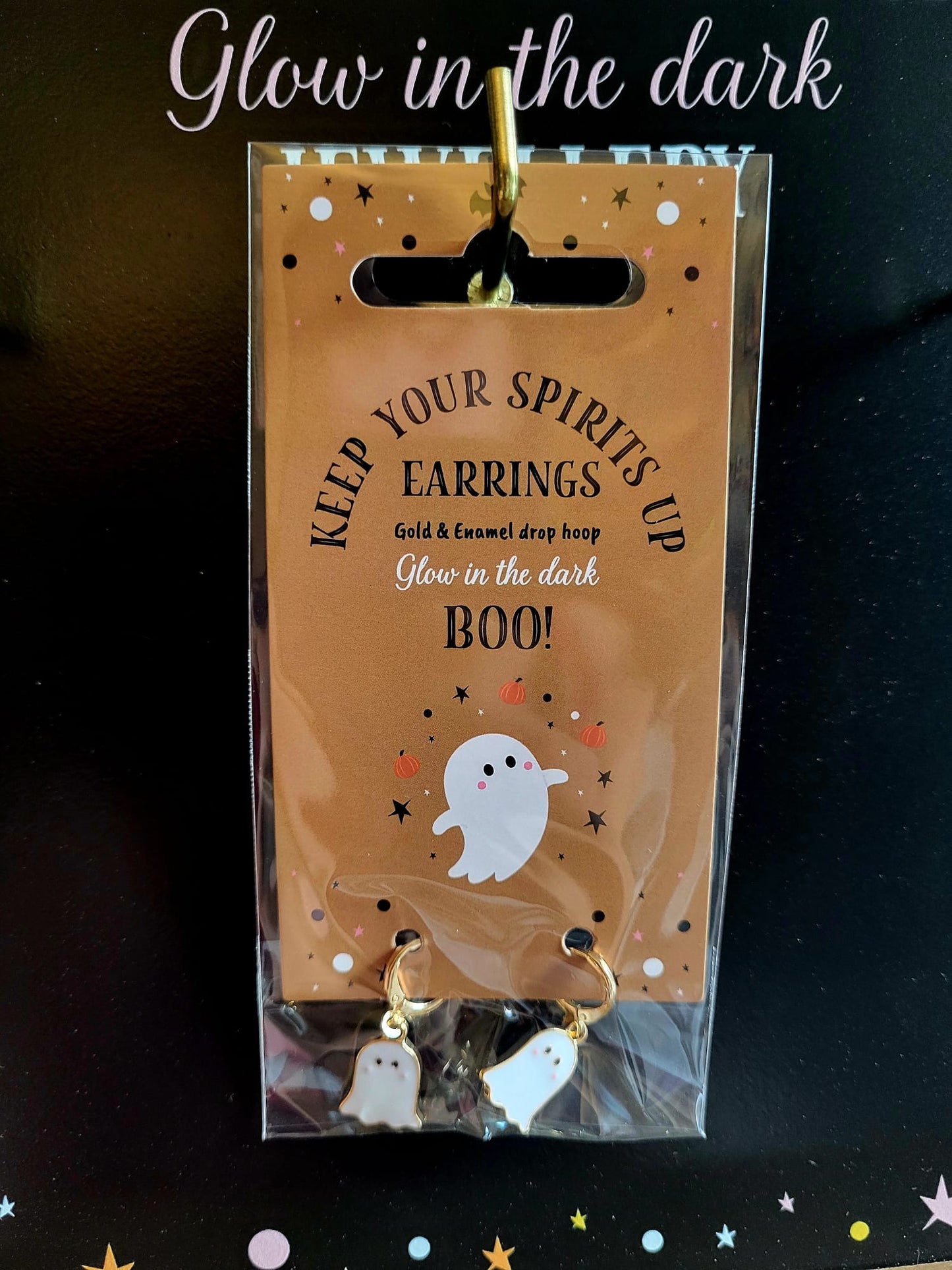 Glow In The Dark Ghost Earrings
