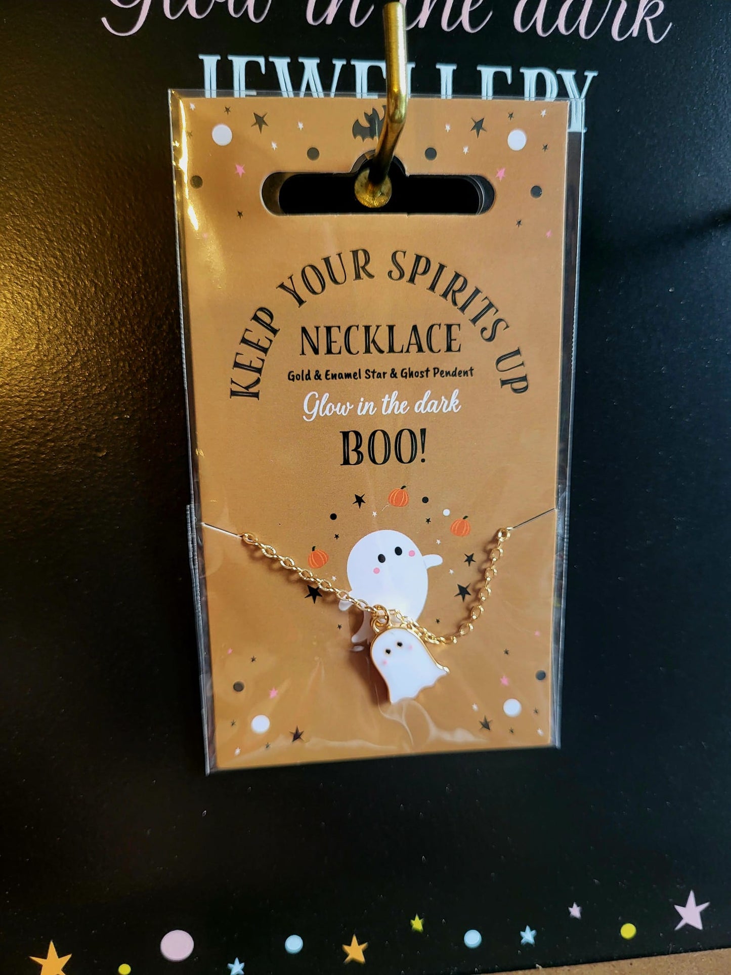 Glow In The Dark Ghost Necklace