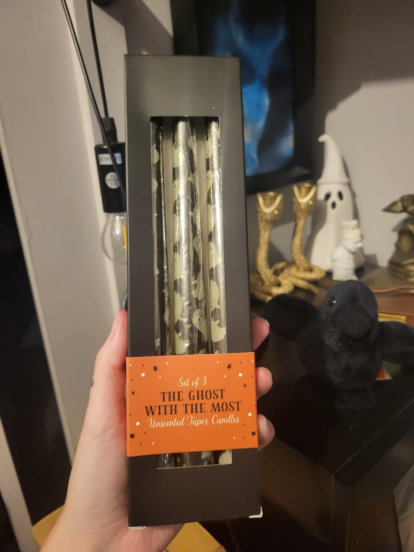 Ghost Taper Candles DAMAGED