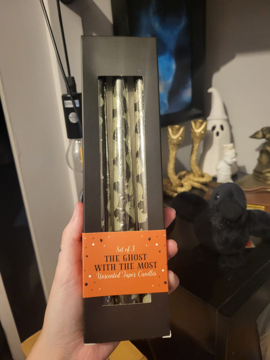Ghost Taper Candles DAMAGED