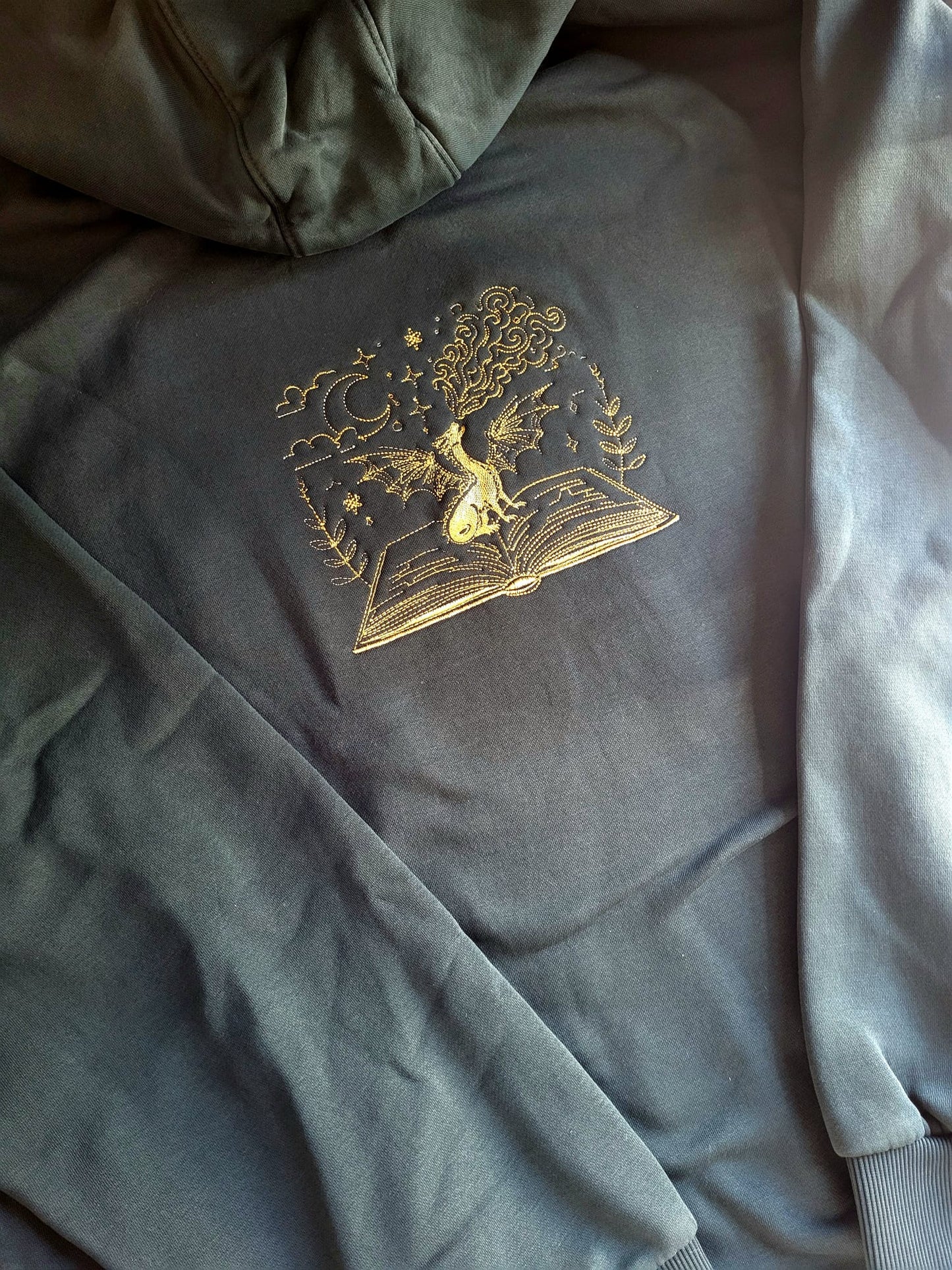 Book Dragon Vintage Hoodie