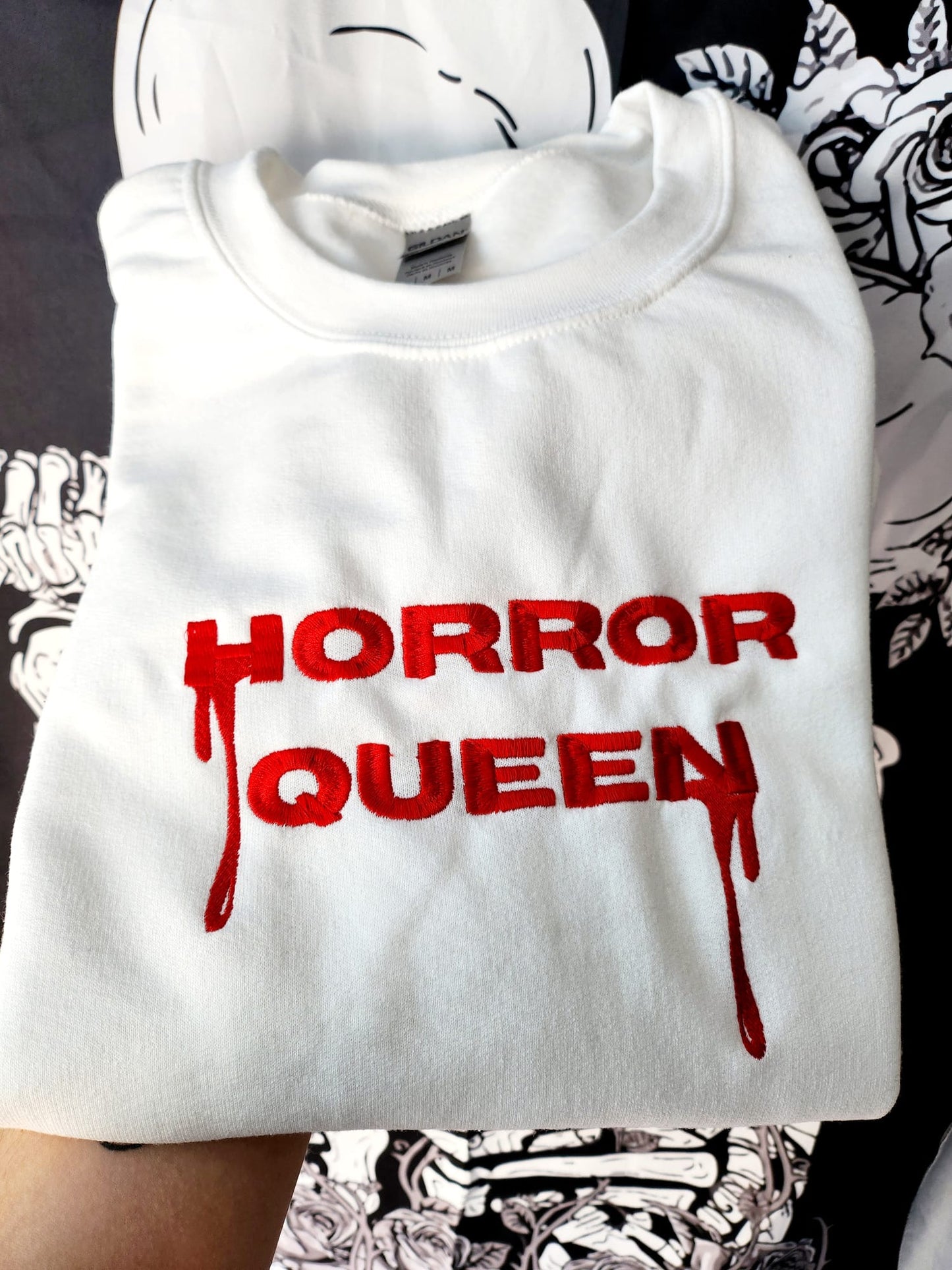 Horror Queen Zip Up Hoodie