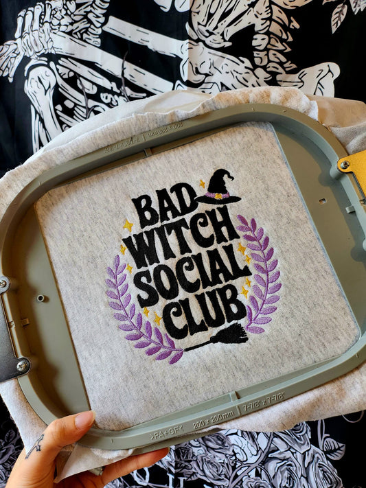 Bad Witch Social Club Zip Up Hoodie