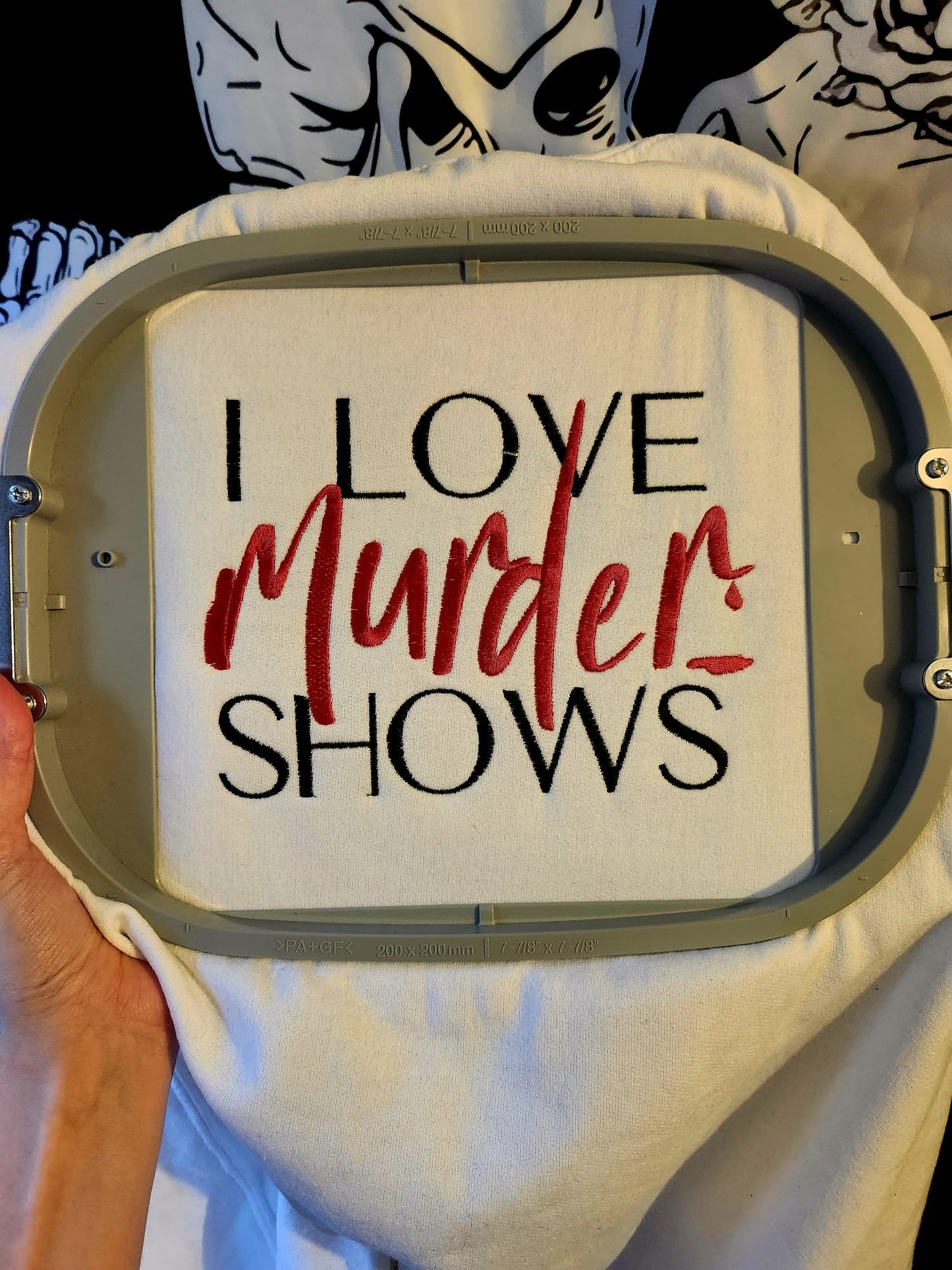 I Love Murder Shows Zip Up Hoodie