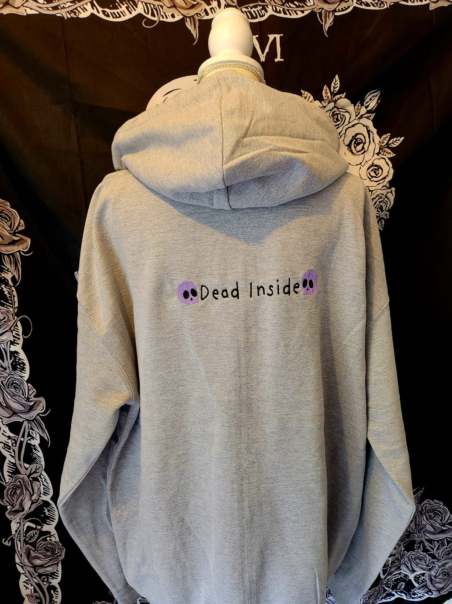Dead Inside Zip Up Hoodie