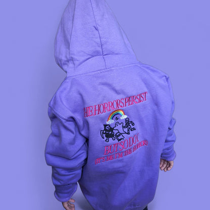 The Horrors Persist Zip Up Hoodie