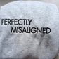 Perfectly Misaligned Zip Up Hoodie